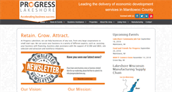 Desktop Screenshot of progresslakeshore.org